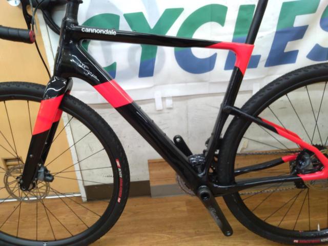 Cannondale Topstone Carbon Force eTap AXS 2020年モデル 700×38C 2×12S カーボングラベルバイク ブラック/レッド サイズ:M