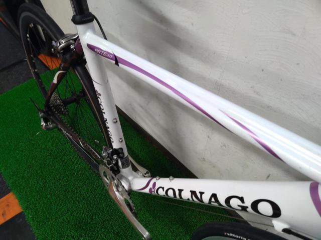 3大特価COLNAGO ARTE2.0 2010モデル 700x25c 2x10s カーボンバックアルミロードバイク ホワイト サイズ49s/参考168-178cm