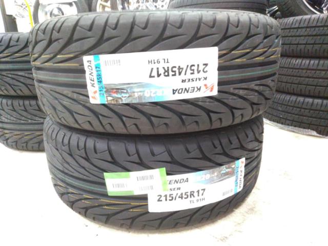 weds
VELVA
CHARGE
+
KENDA
KR 20
Wheels compatible with big brake calipers!