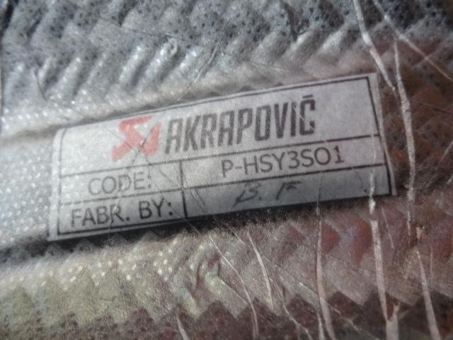 AKRAPOVIC Heat Guard
MT-03 / YZF-R3