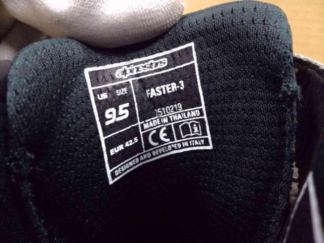 Alpinestars FASTER-3
Riding shoes
black
US9.5
JP27.0cm