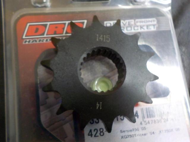 DRC
D331-415-14
Dura
Front sprocket
14T