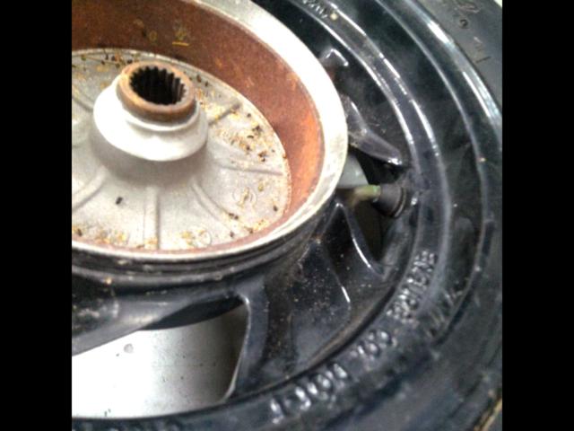 2SYM
Citycom 125 genuine rear wheel