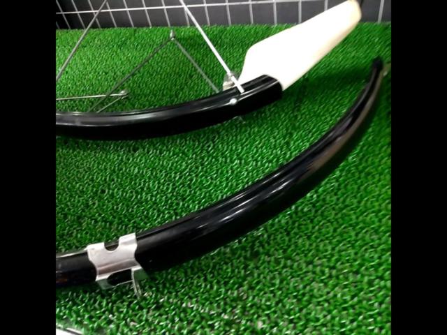 BLUEMELS POPULAR フェンダー前後 ブラック※クロモリ700cランドナー外し