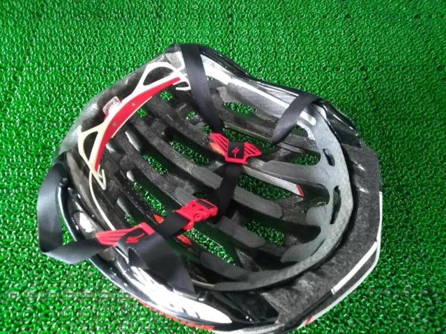 【わけあり現状販売】※調整ダイヤル固定部破損 サイズ:56-64 SPECIALIZED S-WORKS PREVAIL サイクルヘルメット ホワイト