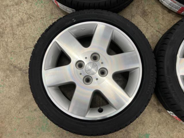 ☆新品タイヤ付☆ ダイハツ コペン/LA400K 純正ホイール + KUMHO ECSTa 