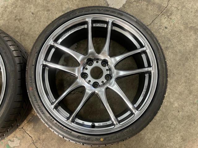 ☆未走行タイヤ付ドリケツ☆ WORK EMOTION CR kiwami + GOODYEAR EAGLE 