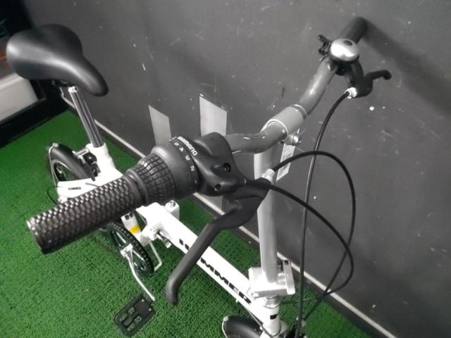 HUMMER 16インチ 外装6段変速 折りたたみ自転車 ホワイト | 折りたたみ 