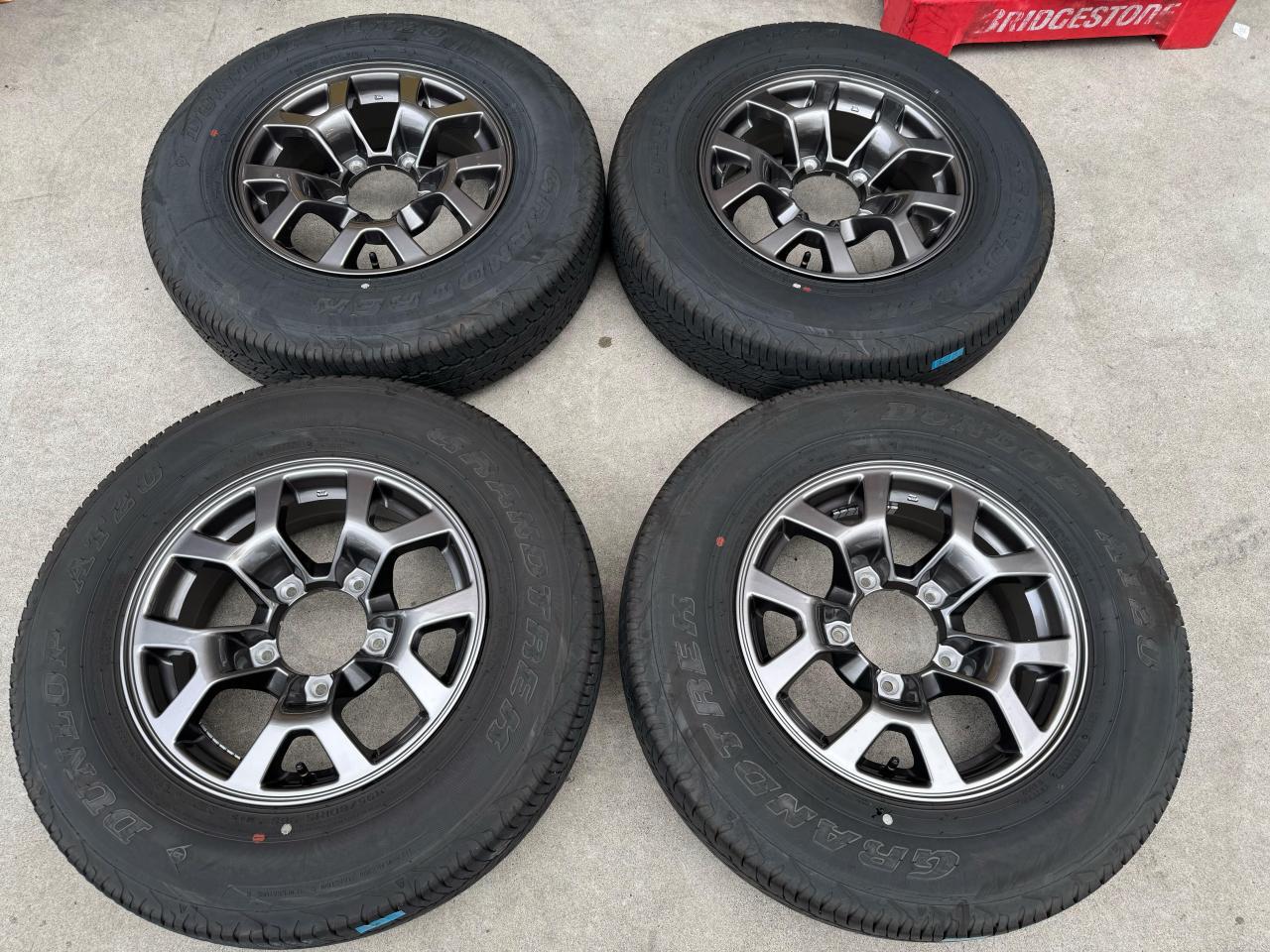 スズキ純正 純正ホイール ジムニーシエラ/JB74W + DUNLOP GRANDTREK 