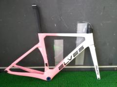 【サイズ:XS/48cm】ELVES カーボンロードバイクフレーム/フォーク