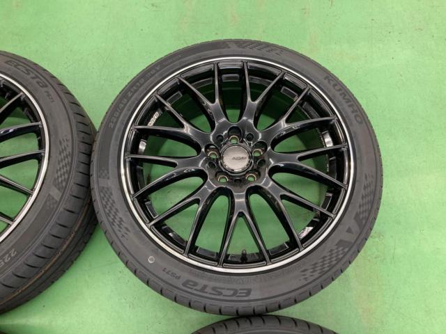RAYS HOMURA 2×9 + KUMHO ECSTa PS71 225/45R19 | やや傷や汚れあり 
