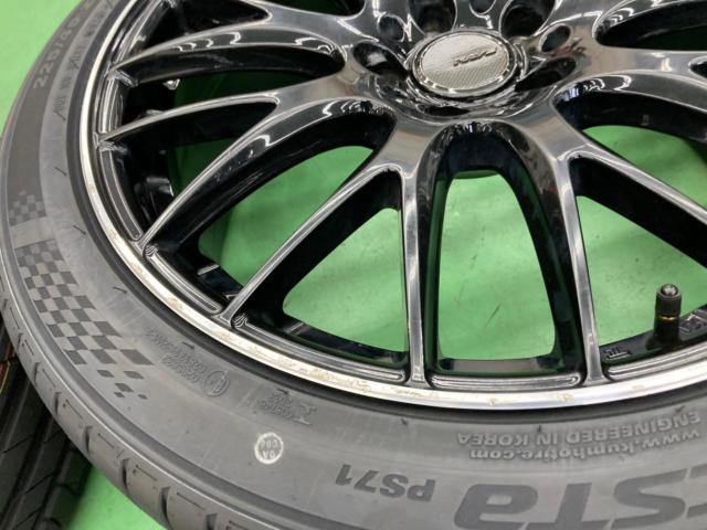 RAYS HOMURA 2×9 + KUMHO ECSTa PS71 225/45R19 | やや傷や汚れあり 