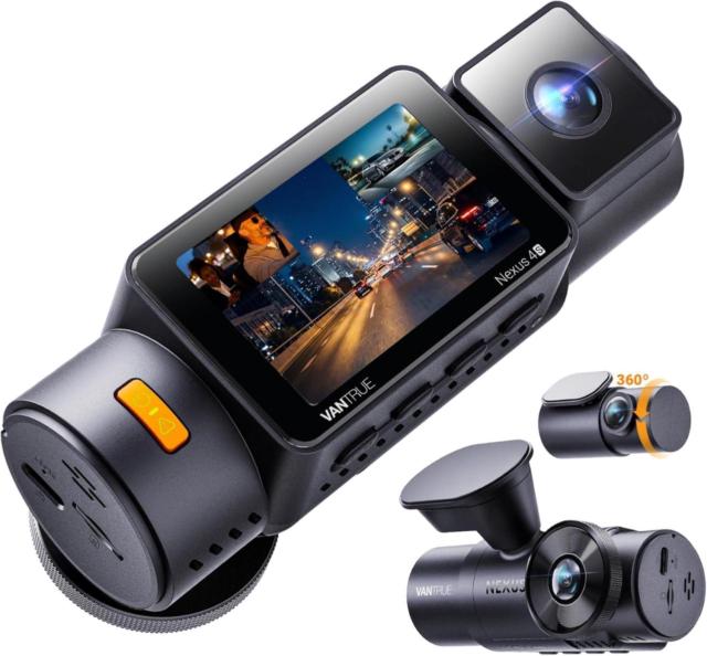 未開封】VANTRUE DASH CAM Nexus 4S N4S【3カメラ ドライブレコーダー 