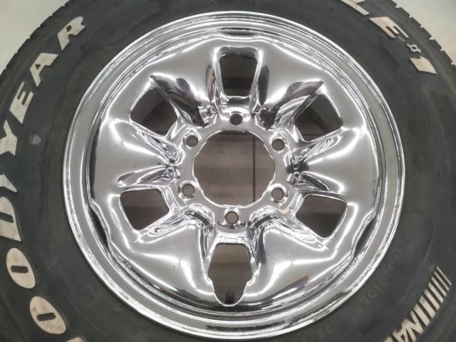 トヨタ純正 ハイエース 100系 純正スチールホイール + GOODYEAR EAGLE 