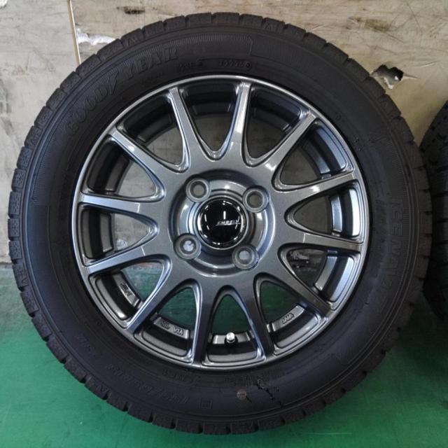 EMBELY S10 +GOODYEAR ICENAVI7 155/65R13 | 目立った傷や汚れ無し 