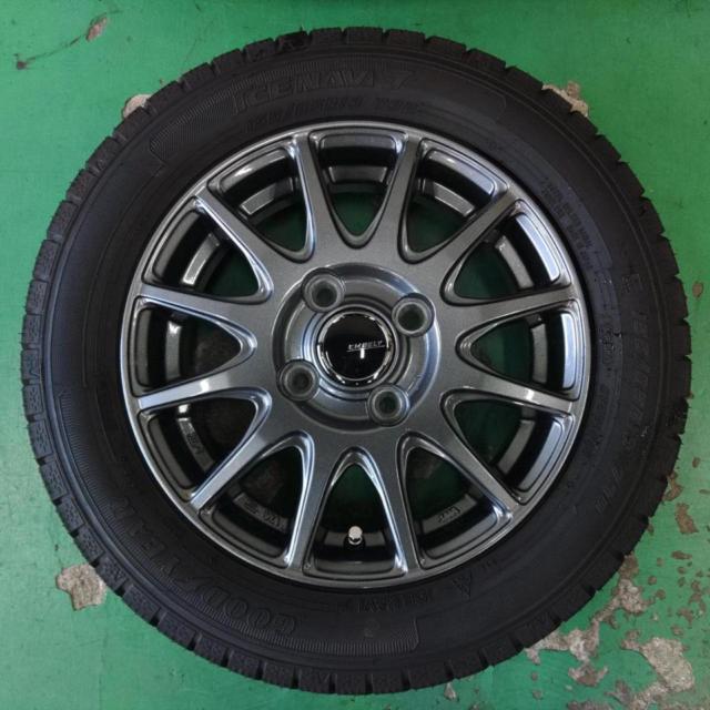 EMBELY S10 +GOODYEAR ICENAVI7 155/65R13 | 目立った傷や汚れ無し 