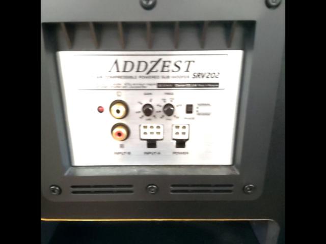 ADDZEST SRV202 エアーコンプレッシブルパワードサブウーファー | 傷や 