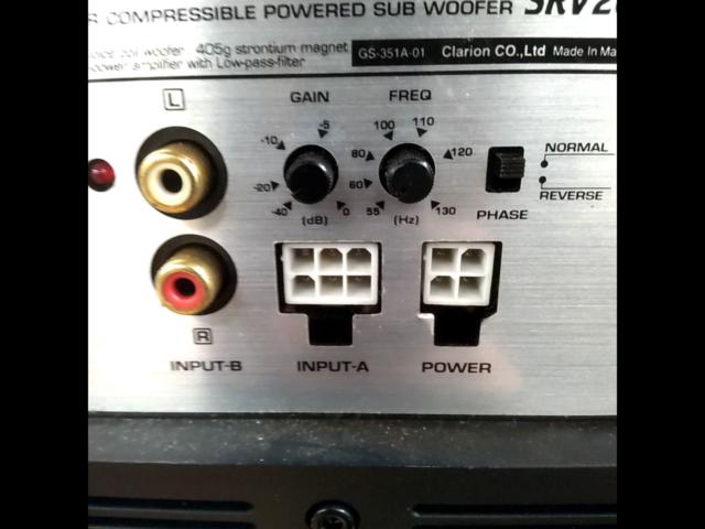 ADDZEST SRV202 エアーコンプレッシブルパワードサブウーファー | 傷や 
