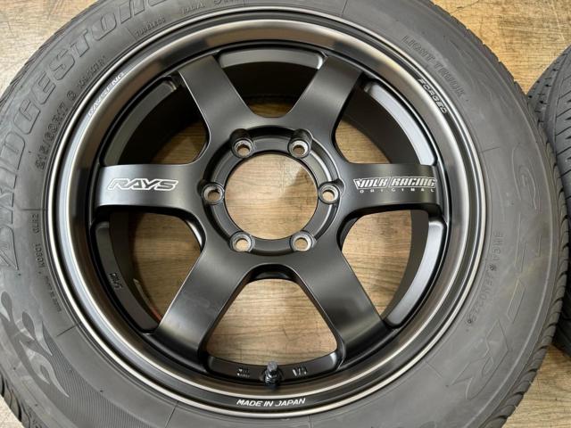 RAYS VOLK RACING TE37SB Black Shadow LTD.+BRIDGESTONE BRIDGESTONE 