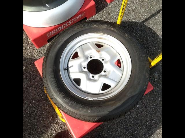 スズキ純正】 ジムニー JB23 純正 スチールホイール+【BRIDGESTONE 