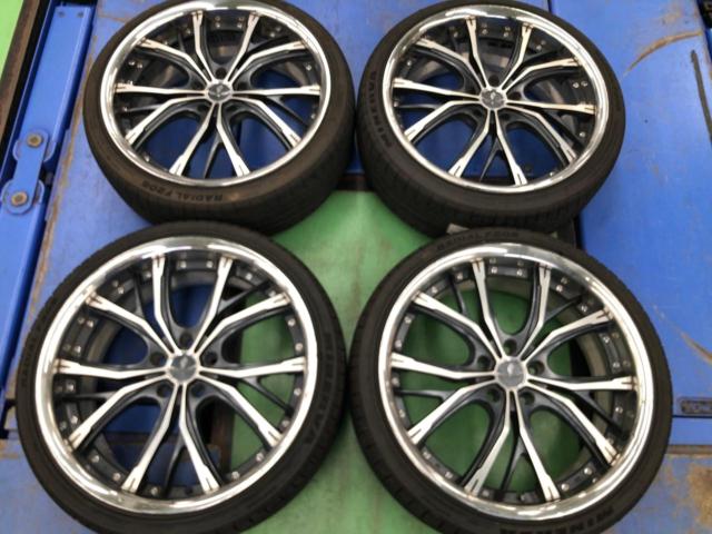 RAYS BLACK FLEET V940+MINELVA RADIAL F205 | 中古品 | アップ 