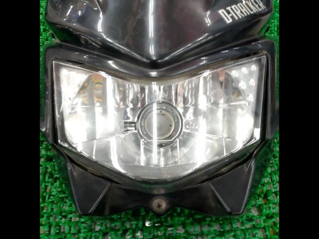 KAWASAKI】純正ヘッドライトカウル D-トラッカー125 | やや傷や汚れ 