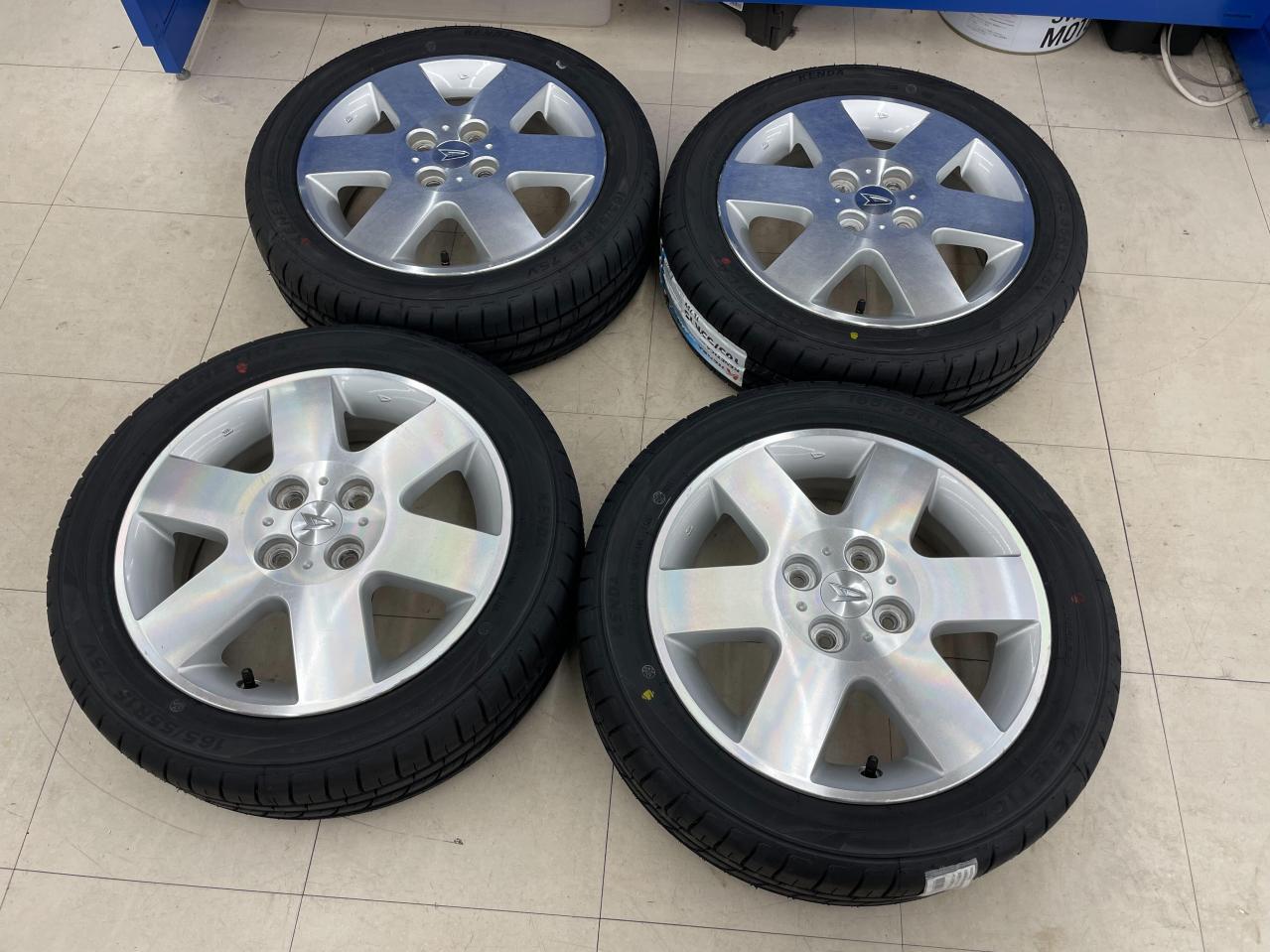 ☆DAIHATSU軽自動車流用セット!!☆ コペン/L880K 純正ホイール + KENDA 