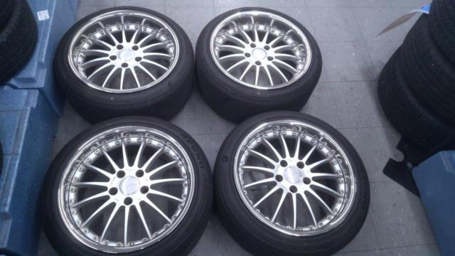 BREYTON TYPE-5 MAGIC RACING + BRIDGESTONE REGNO GR-XⅡ ※前後サイズ違い | やや傷や汚れ ...