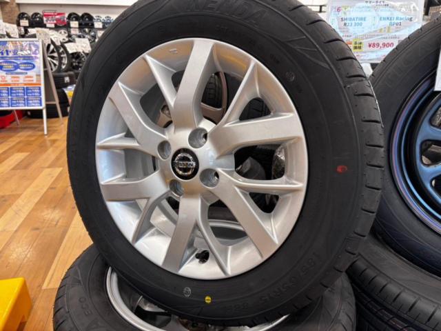 ノート/E12 純正 ホイール + KENDA KR203 185/65R15 88H | やや傷や 
