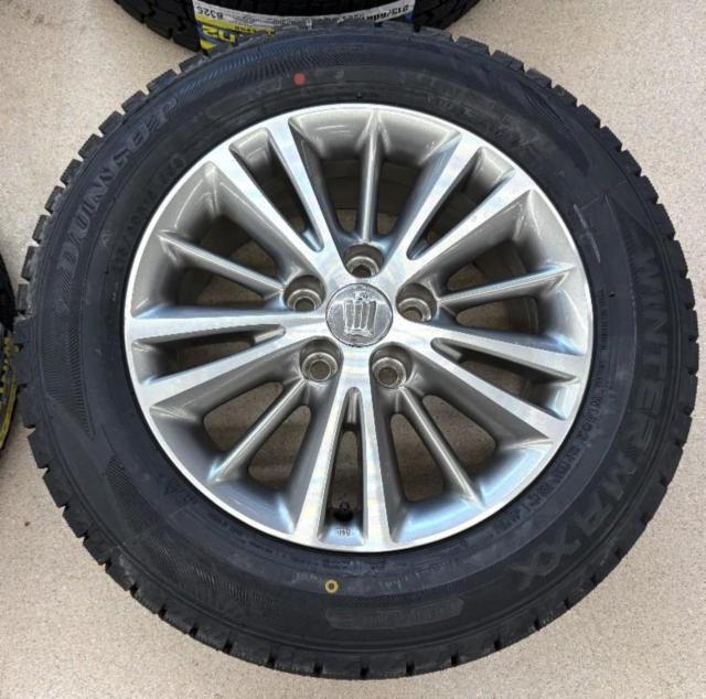 中古ホイール未使用タイヤ】200系クラウンロイヤル後期純正 + DUNLOP 