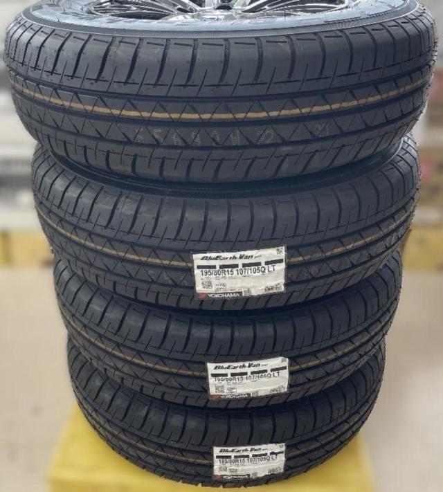 未使用タイヤ+中古アルミホイールセット】 KYOHO SEIN SS + YOKOHAMA 