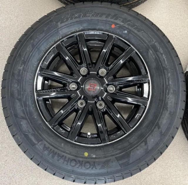 未使用タイヤ+中古アルミホイールセット】 KYOHO SEIN SS + YOKOHAMA 