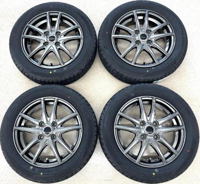 未使用タイヤ+中古アルミホイールセット】 EuroStyle ES1 + KENDA 