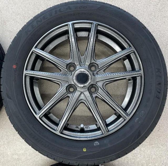 未使用タイヤ+中古アルミホイールセット】 EuroStyle ES1 + KENDA 