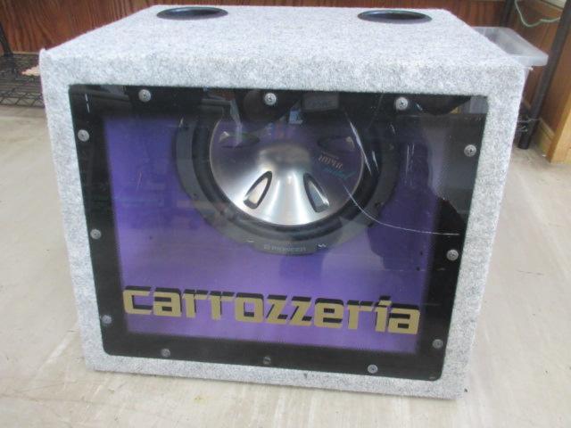 carrozzeria HYPER metal BOX付ウーファー (Z05244) | やや傷や汚れ carrozzeria HYPER サブウーファー 本体