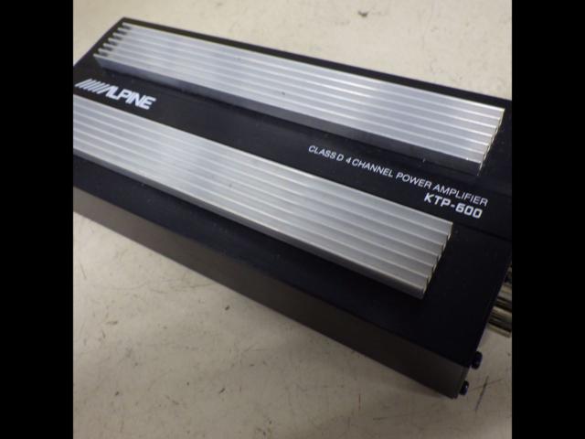 ALPINE(アルパイン) 4チャンネルパワーアンプ KTP-600 | 目立った傷や 