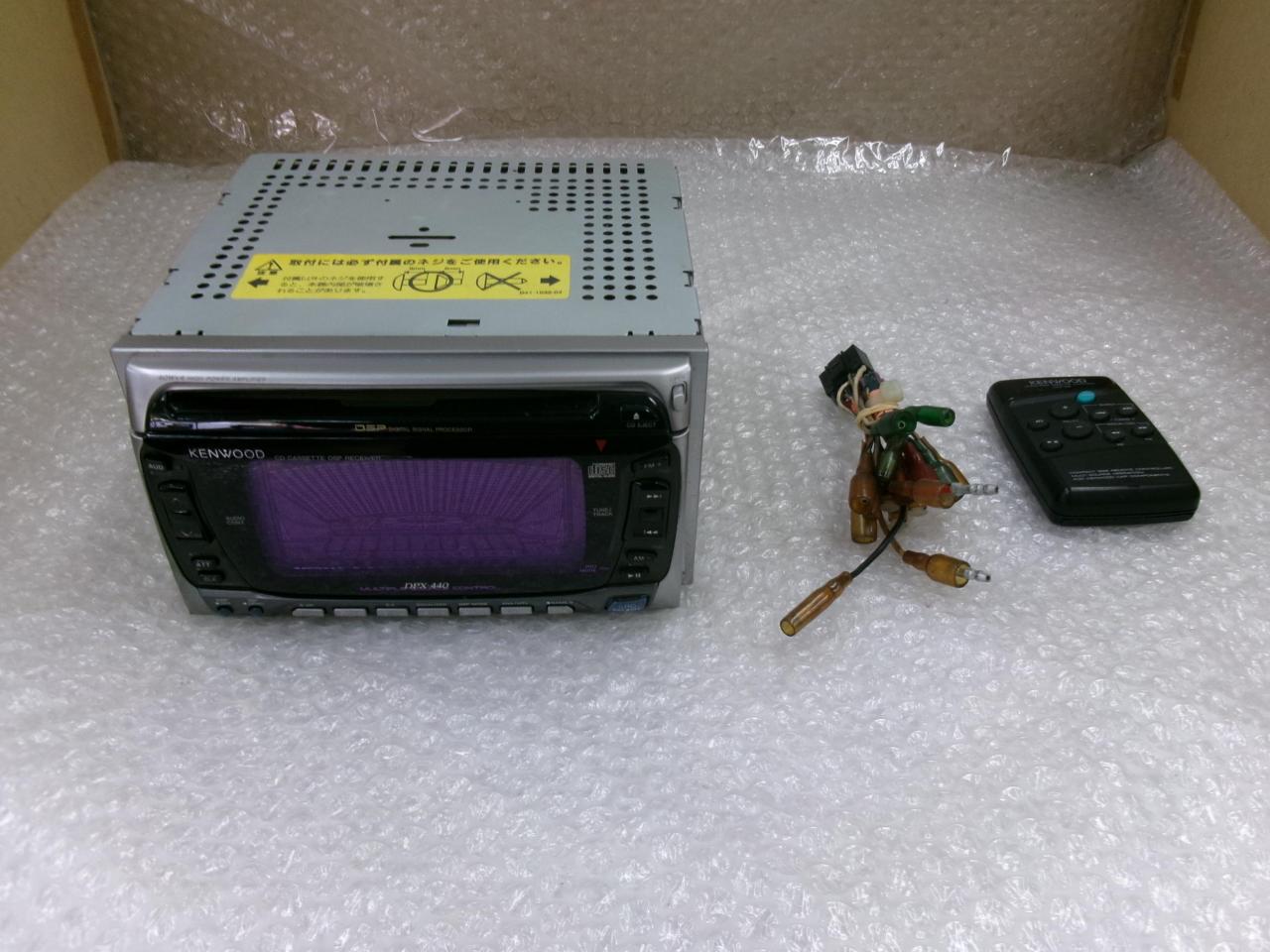 KENWOOD DPX-440 ※1998年モデル CD/カセットチューナー ※グラフィック 