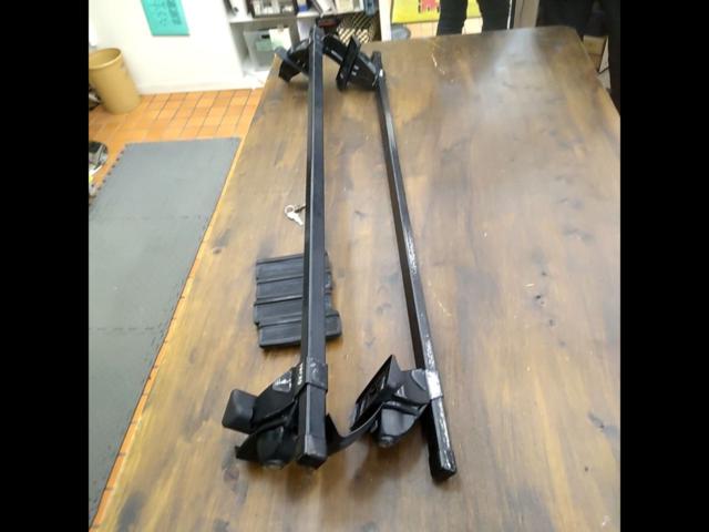 TERZO ベースキャリアセット EF14BL + EB2 バー120cm(ヤリスクロスにて 