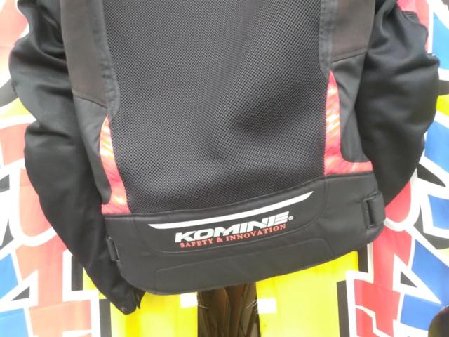 ☆☆値下げしました☆☆【KOMINE】Rスペックメッシュジャケット 07-130 / ウインドプルーフライニングジャケット 07-051 【JP XL】
