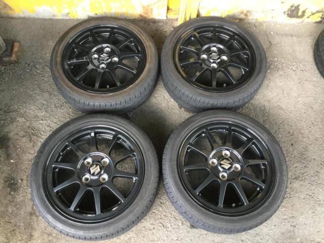スズキ純正(SUZUKI) HA36S アルトワークス 純正ホイール + CST 