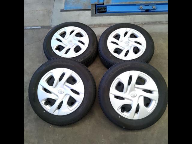トヨタ純正】 アクア MXPK10系純正スチールホイール+【BRIDGESTONE 