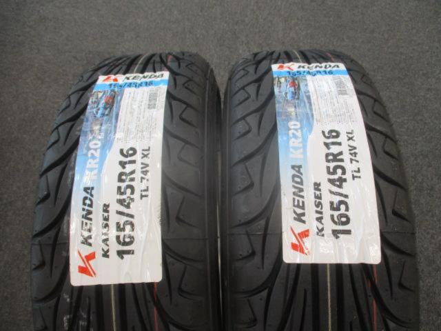 WEDS Kranze VERAE + KENDA KR20 /MINERVA RADIAL F205 165/45R16 4本 