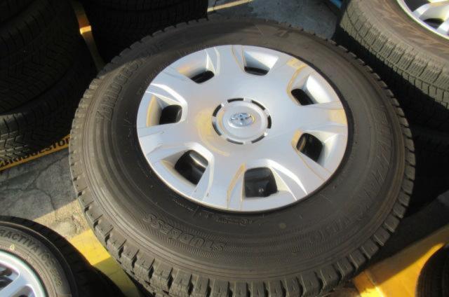 トヨタ純正(TOYOTA) ハイエース純正スチールホイール + BRIDGESTONE 
