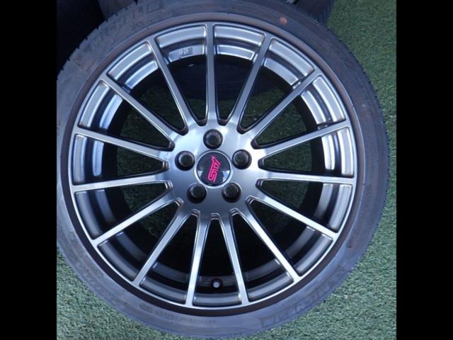 ホイールのみ4本セット】【スバル純正】 STI 15本スポークホイール 