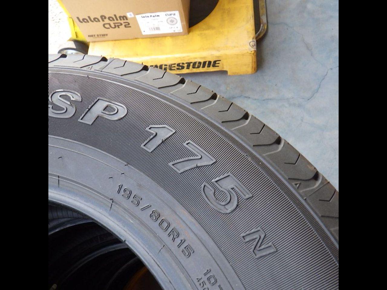 Set of 2 tires only: DUNLOP SP175N 195/80R15 107 / 105S LT 