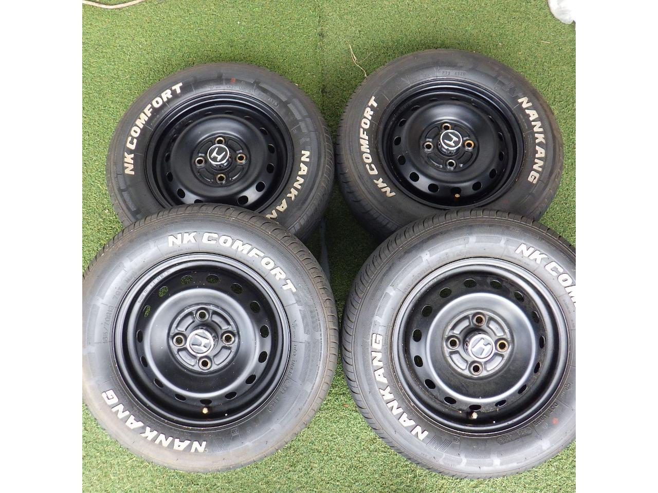 ホンダ純正】 スチールホイール【4.00Bx13+_】+【NANKANG】NK COMFORT 