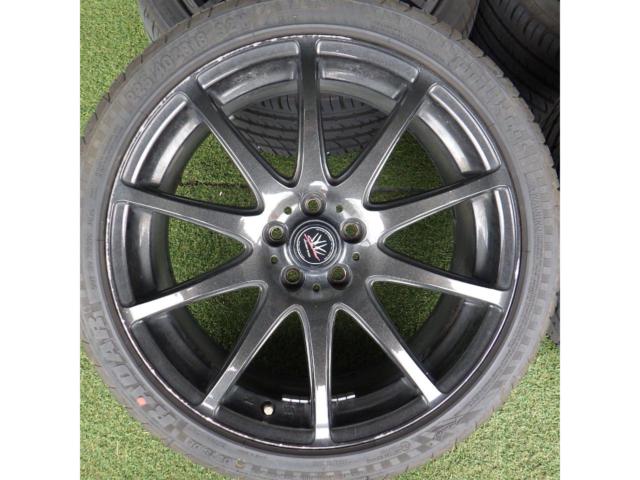BADX】632 LOXARNY SPORT ブラック10本スポークホイール【7.5Jx18+50 