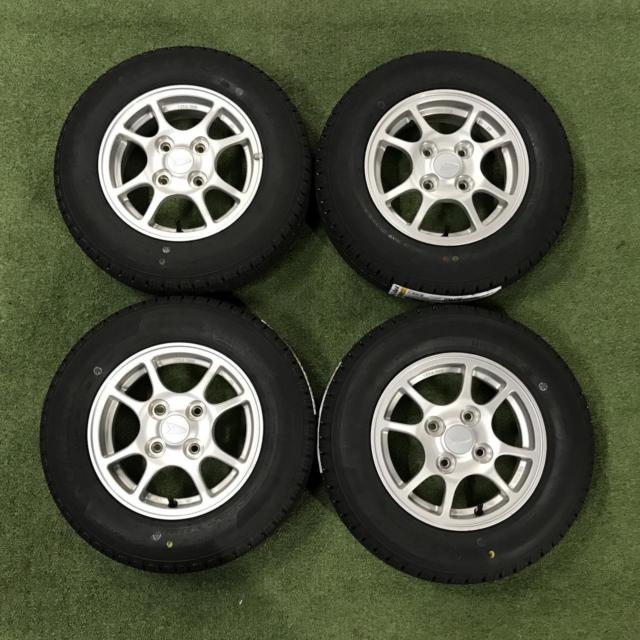 ☆試着無料!!☆ダイハツ純正 ミラ純正アルミホイール + KENDA KR33 145 