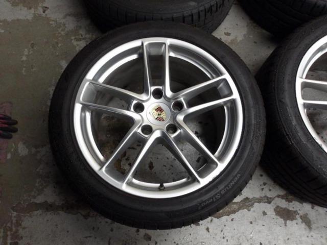 7ポルシェ純正 パナメーラ 970 後期純正ホイール+HANKOOK ventus S1 