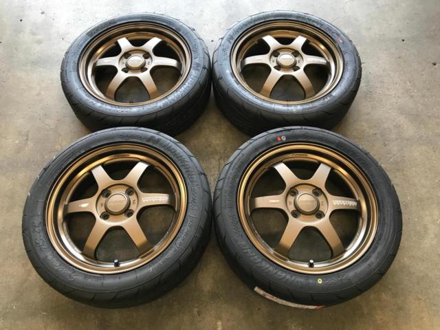 RAYS VOLK RACING TE37 KCR BZ EDITION + NANKANG NS-2R 165 / 55R15 